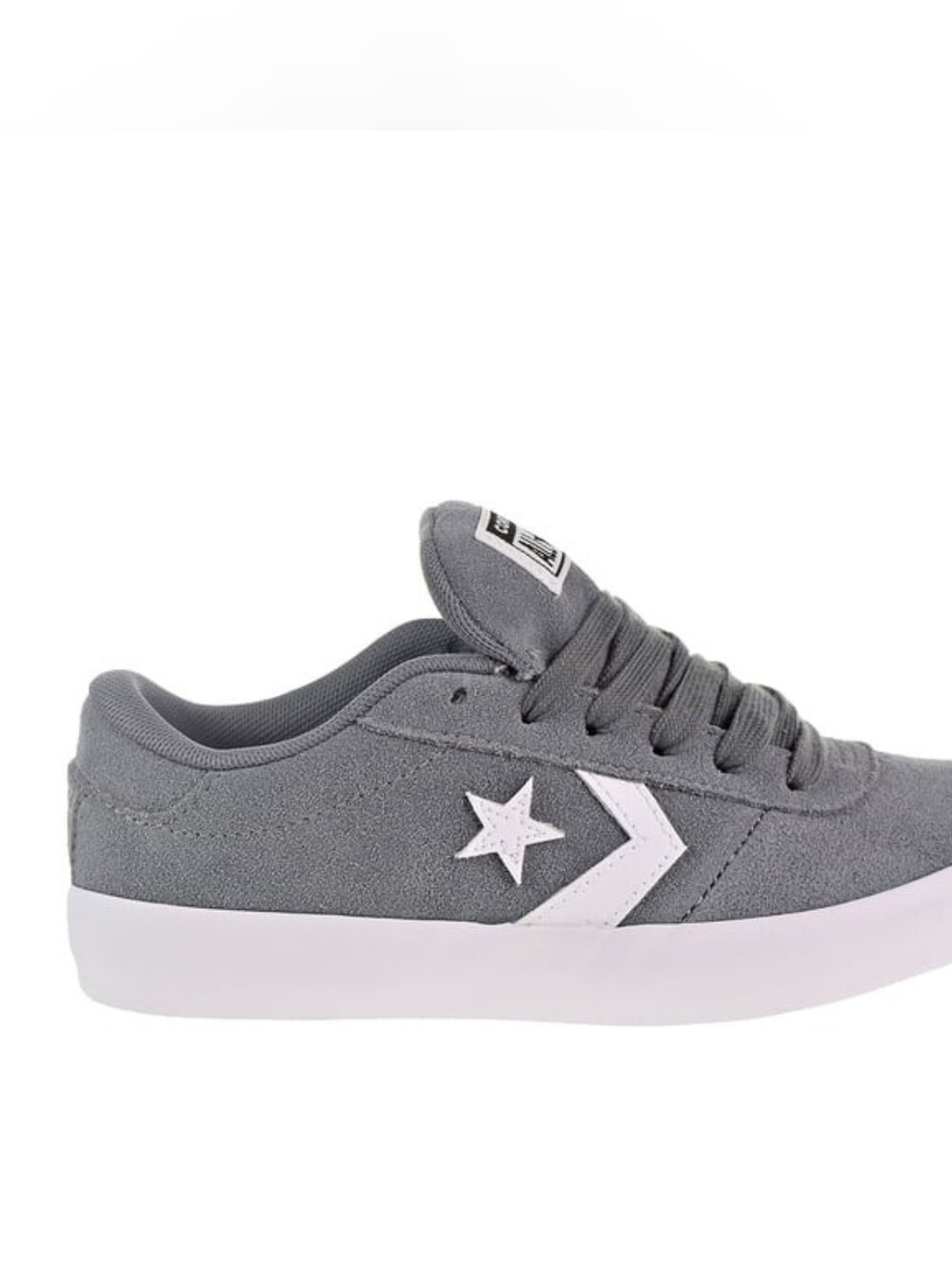 Converse Point Star Ox sneakers in cool grey suede Sz 10 style code 562608C